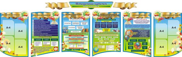 Набір стендів «Методичний куточок – на допомогу вчителю»