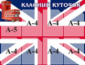 Стенд «Класний куточок (English Corner)»