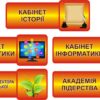 Таблички «Кабінети знань та розвитку» на шкільні кабінети в асортименті