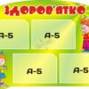 Стенд «Малятко-здоров'ятко» для дитячого садочка