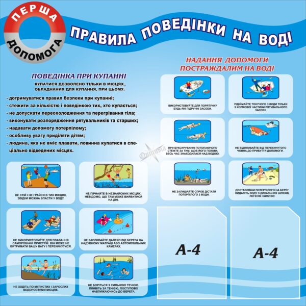 Інформаційний стенд «Безпека на воді»