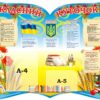 Пластиковий стенд «Класний куточок з державною символікою»