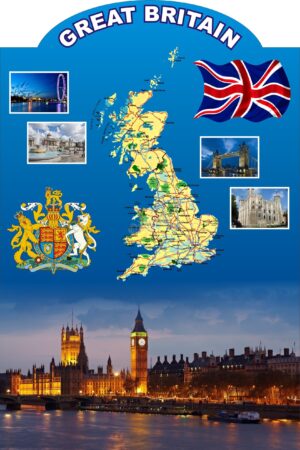 Пластиковий стенд «Great Britain»