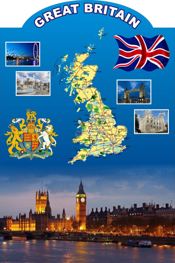 Пластиковий стенд «Great Britain»