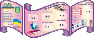 Комплект пластикових стендів «Державність. Школа. Безпека»