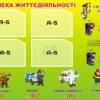 Пластиковий стенд «Безпека життєдіяльності для дітей»