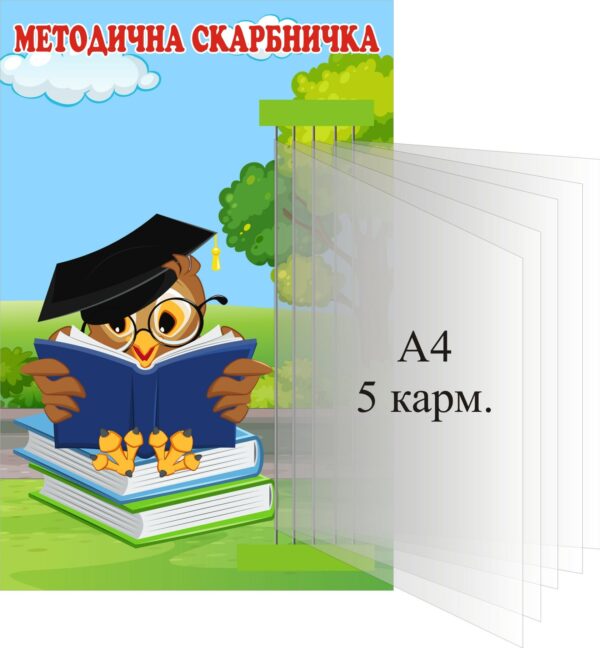 Стенд «Методична скарбничка» з книжкою