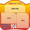 Стенд «Увага! Газ!»