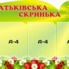 Стенд «Батьківська скринька» група Ягідка