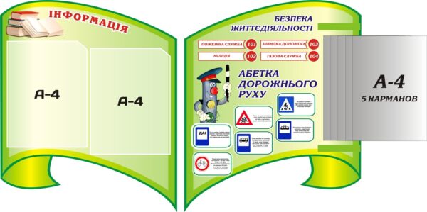 Комплект стендів «Інформація та безпека»