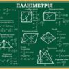 Навчальний стенд з геометрії «Планіметрія»