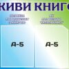 Пластиковий стенд «Живи, книго!»