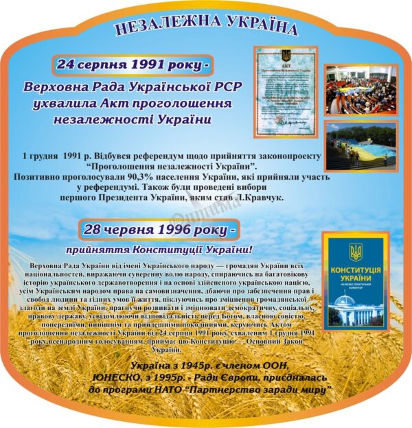 Стенд «Незалежна Україна»