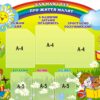Пластиковий стенд «Про життя малят» для інформаційного куточка
