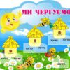 Пластиковий стенд «Ми чергуємо» для дитячого садка