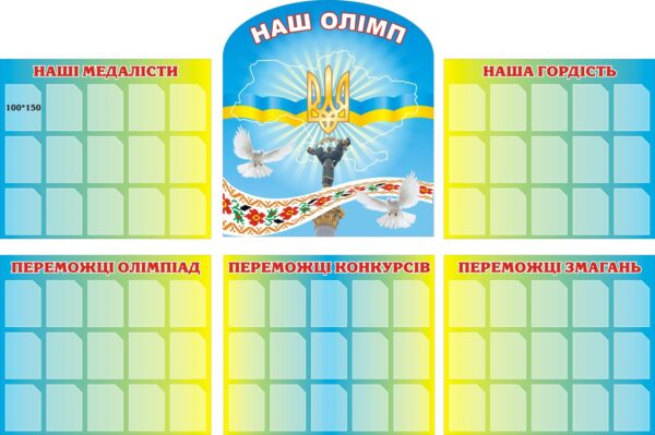Набір стендів «Наш Олімп - Переможці та досягнення учнів»
