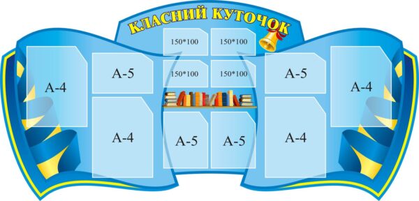 Пластиковий стенд «Класний куточок — простір нашої команди»