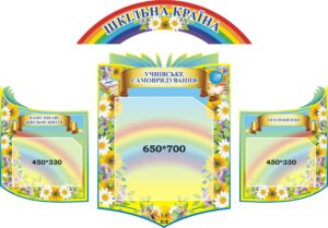 Комплект пластикових стендів «Шкільна країна»