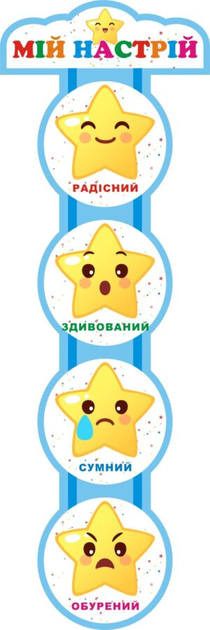 Пластиковий стенд «Мій настрій сьогодні»