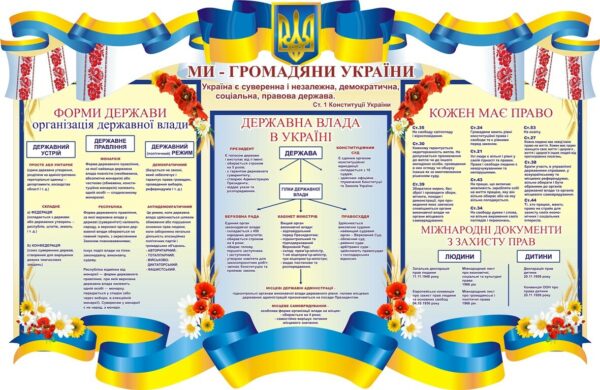 Стенд «Ми – громадяни України»