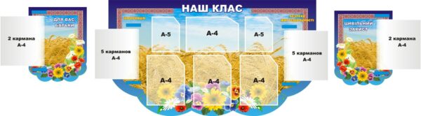 Комплект стендів «Наш клас» з книжками