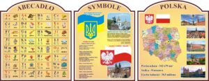 Пластикові стенди «Польська мова та країнознавство»