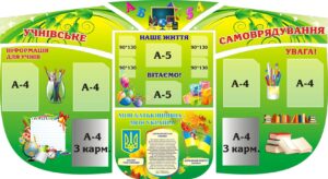 Набір стендів «Учнівське самоврядування»