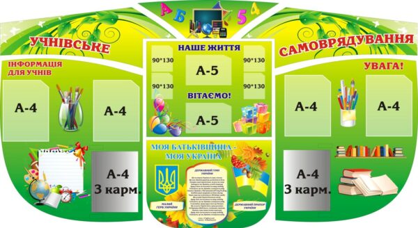 Набір стендів «Учнівське самоврядування»