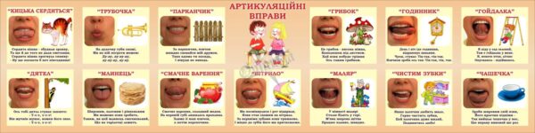 Стенд для оформлення кабінету логопеда