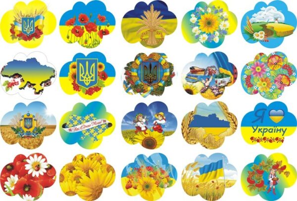 Стенд для виставки малюнків з магнітом в асортименті