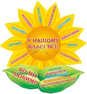 Стенд для НУШ «У нашому класі всі»
