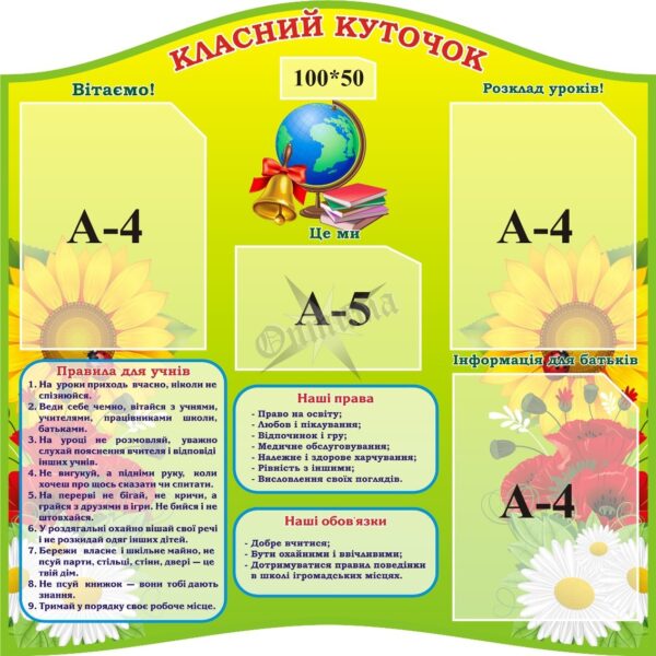 Стенд «Класний куточок»