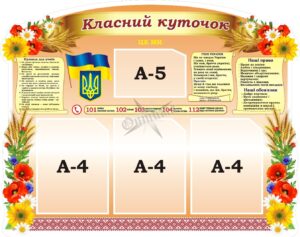 Стенд «Класний куточок»