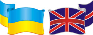 Набір стендів «Прапор України та Англії»