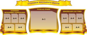Набір стендів «Сторінки шкільного життя»