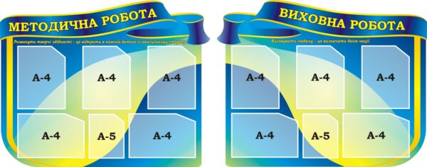 Набір стендів «Методична та виховна робота»