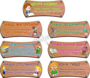 Набір стендів для НУШ «Осередки»