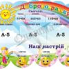Стенд для НУШ «Доброго ранку»