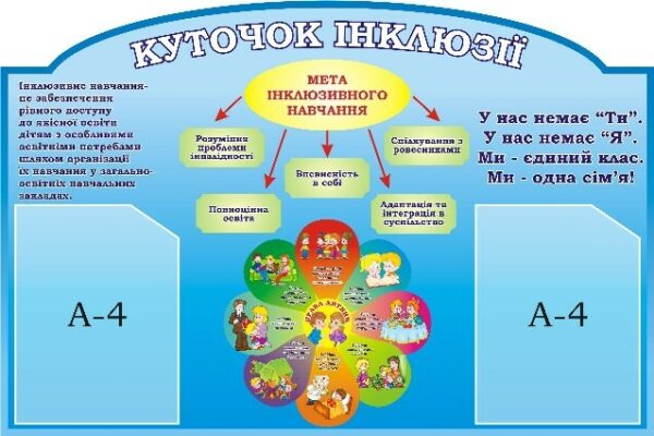 Стенд «Куточок інклюзії»