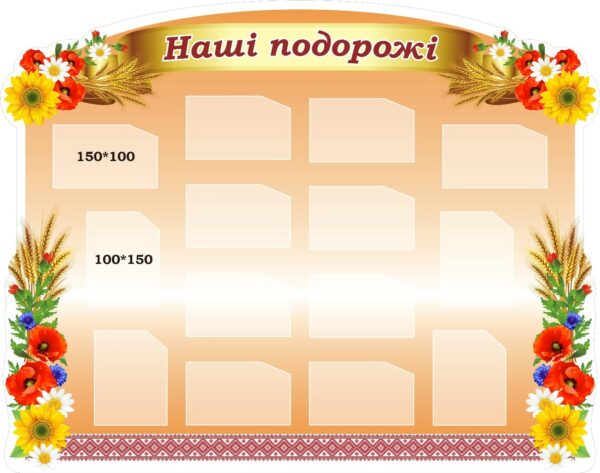 Стенд «Наші подорожі»