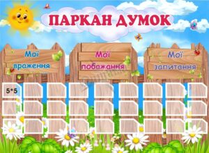 Стенд для НУШ «Паркан думок»