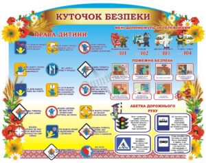 Стенд «Куточок безпеки + права дитини»