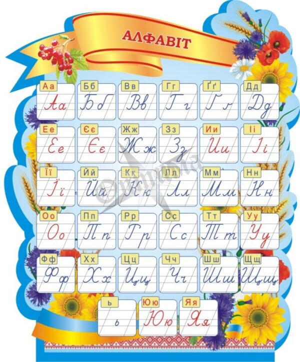 Стенд для початкової школи «Алфавіт»
