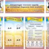 Набір стендів для оформлення кабінету української мови та літератури