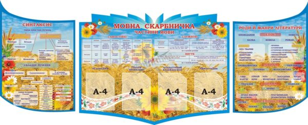 Набір стендів для кабінету української мови та літератури