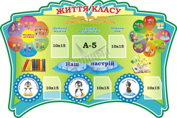 Стенд «Життя класу»