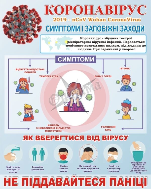 Стенд «Коронавірус»