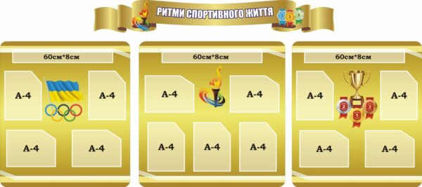 Набір стендів «Ритми спортивного життя»