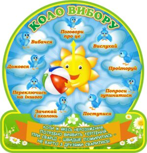 Стенд для НУШ «Коло вибору»