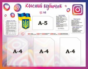 Стенд «Класний куточок»